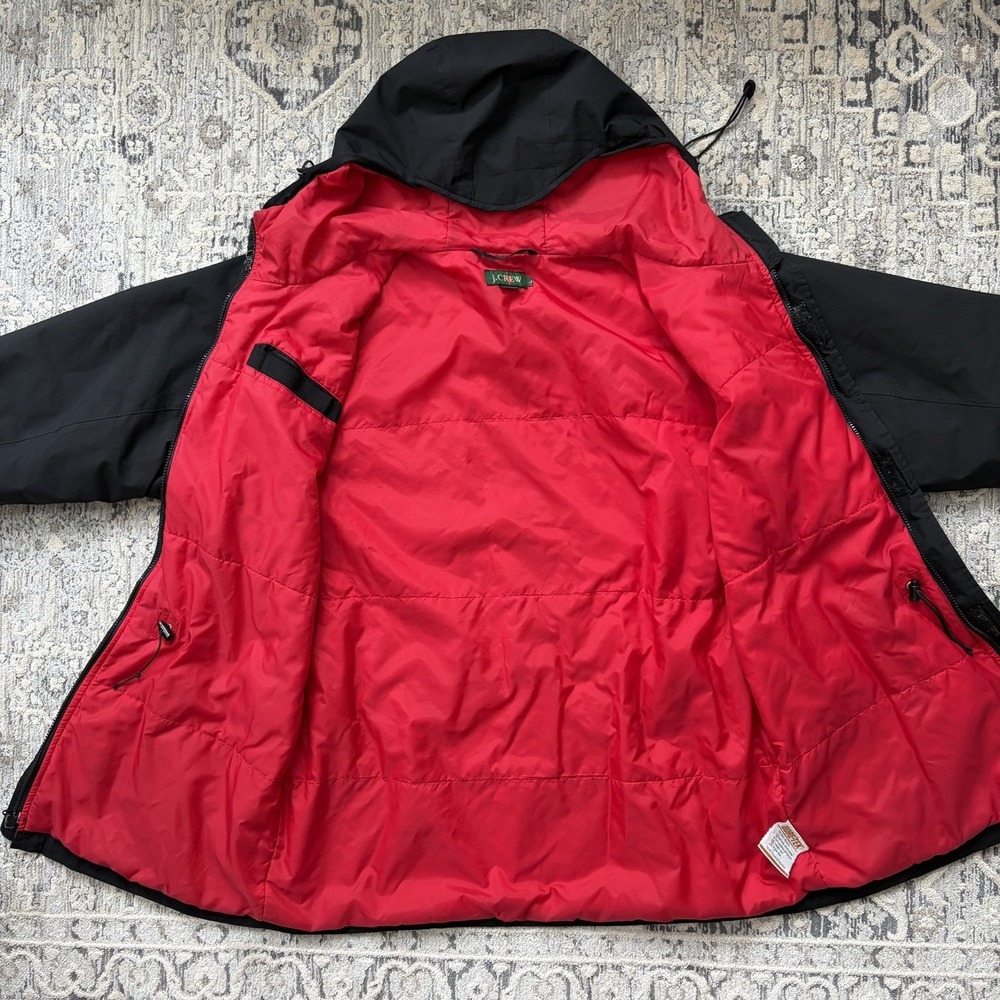 J Crew Oarsman Goretex Parka Coat Jacket Sz M Field Insulated Hooded Ski Vintage - Picture 9 of 16